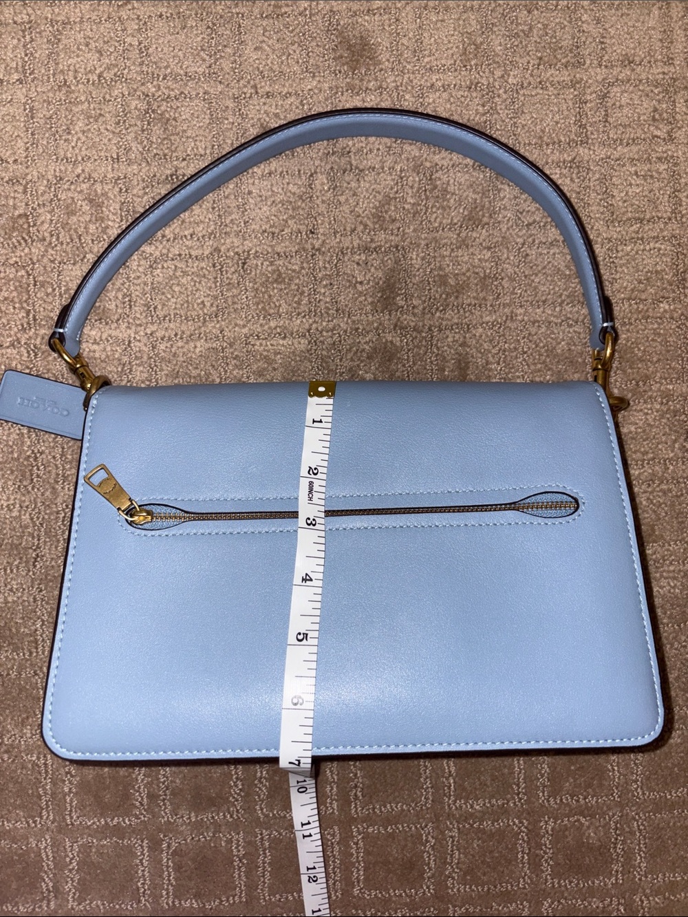 Coach Tabby Shoulder Bag in Bluebell with matching Coach Essential wallet - Picture 4 of 16
